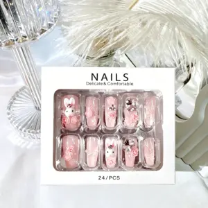 Sheer Bunny Press On Nail Gift Box – Fairy Rabbit Collection